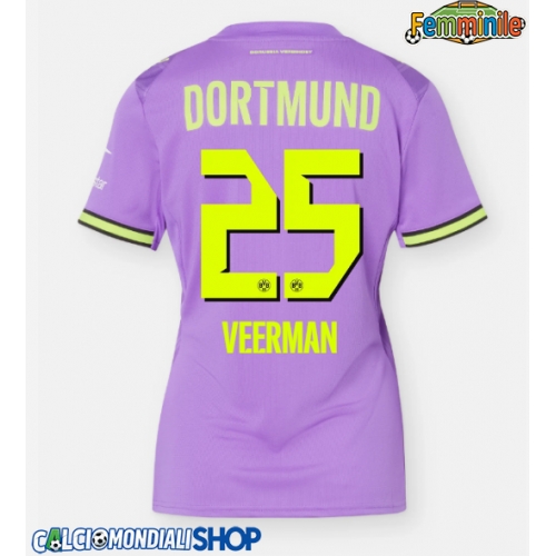 Maglie da calcio Borussia Dortmund Joey Veerman #25 Terza Maglia Femminile 2026-27 Manica Corta